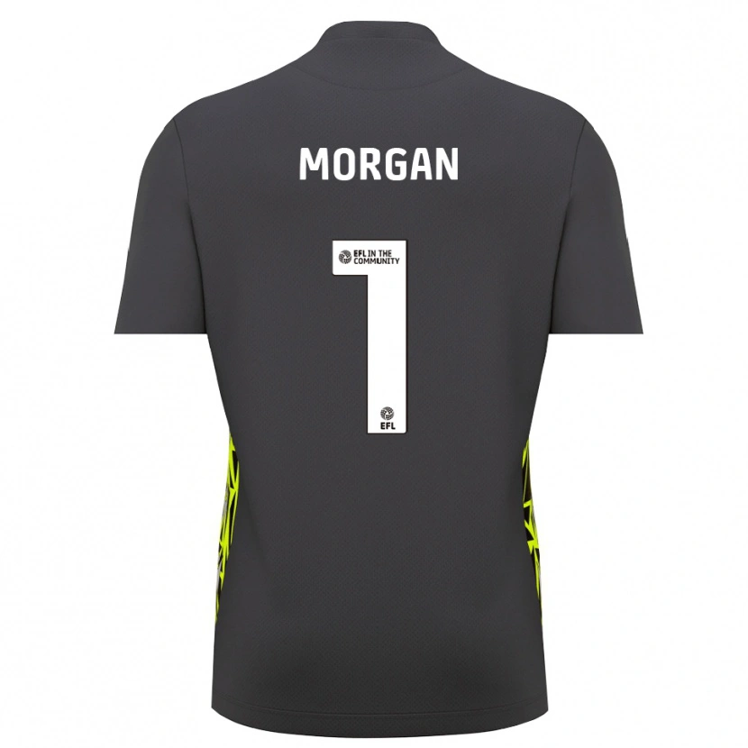Danxen Niño Camiseta Delyth Morgan #1 Verde Bosque Gris Portero Equipación 2025/26 La Camisa
