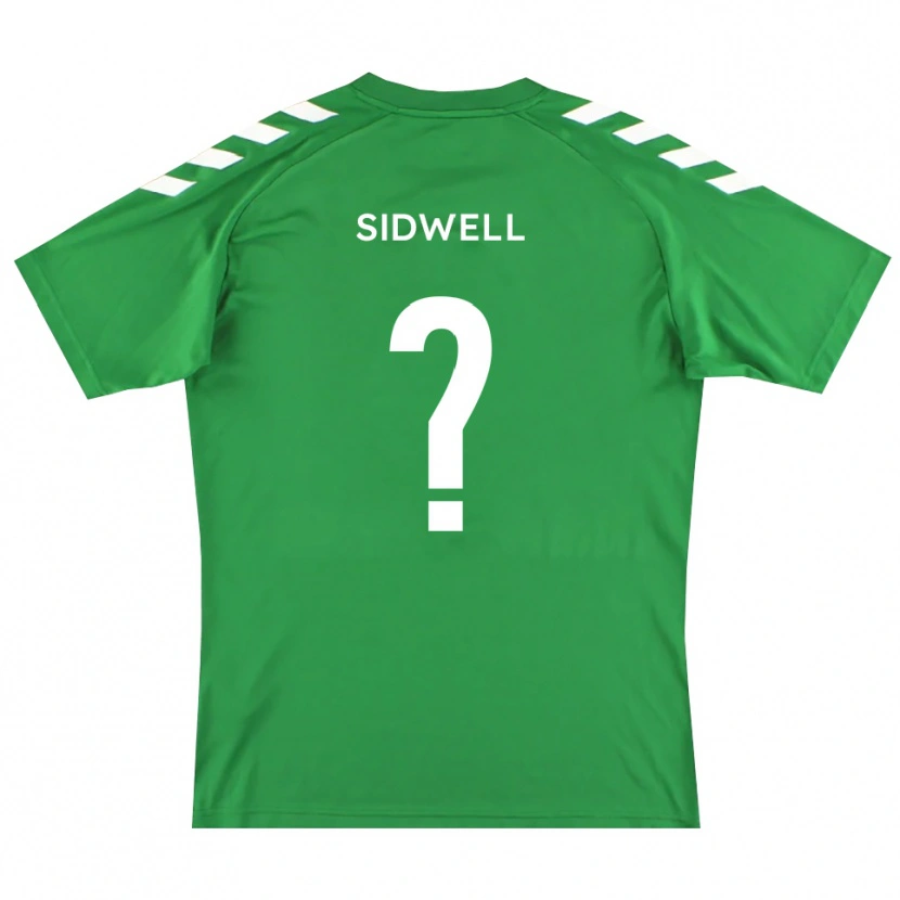 Danxen Niño Camiseta Rebecca Sidwell #0 Blanco Verde Portero Equipación 2025/26 La Camisa