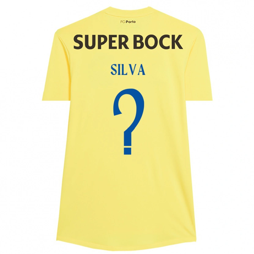 Danxen Niño Camiseta Gonçalo Silva #0 Amarillo Claro Negro Portero Equipación 2025/26 La Camisa