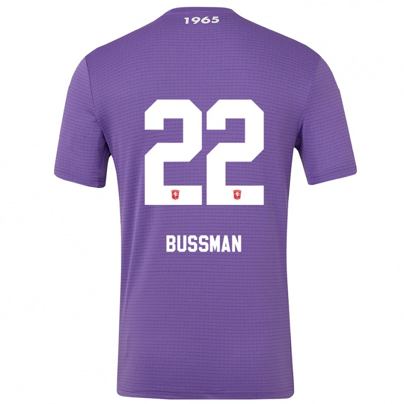 Danxen Niño Camiseta Fiene Bussman #22 Morado Medio Portero Equipación 2025/26 La Camisa