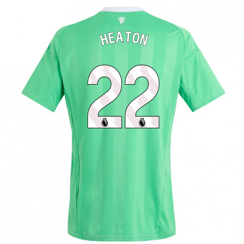 Danxen Niño Camiseta Tom Heaton #22 Verde Esmeralda Portero Equipación 2025/26 La Camisa