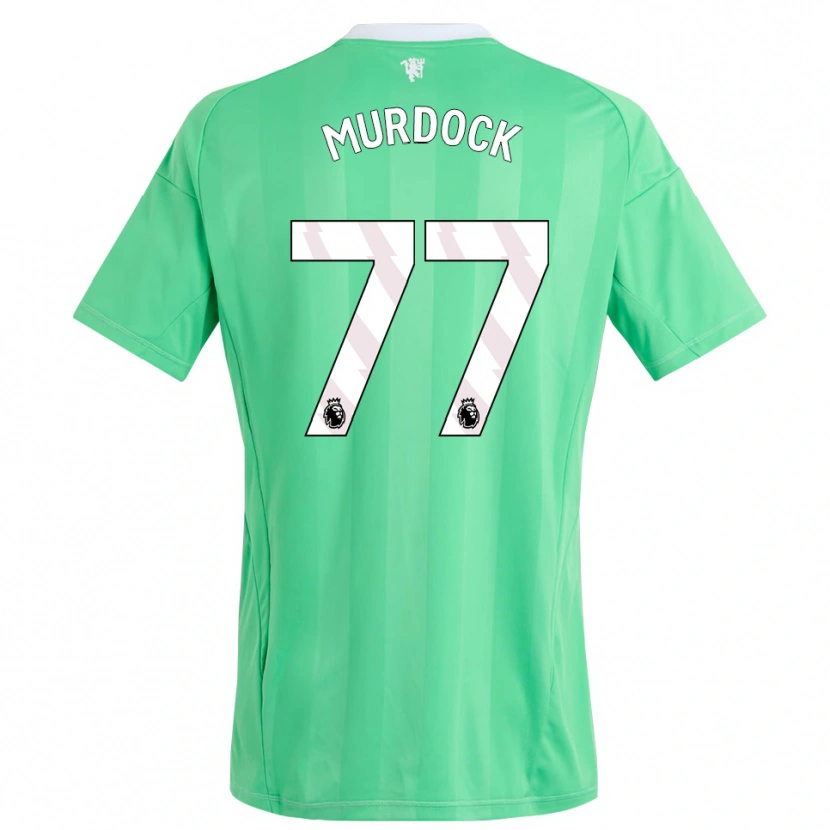 Danxen Niño Camiseta Will Murdock #77 Verde Esmeralda Portero Equipación 2025/26 La Camisa