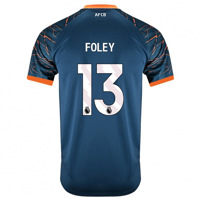 Danxen Niño Camiseta Erin Foley #13 Azul Pizarra Oscuro Portero Equipación 2025/26 La Camisa