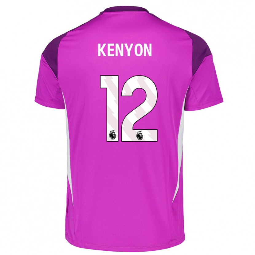 Danxen Niño Camiseta George Kenyon #12 Blanco Blanco Portero Equipación 2025/26 La Camisa