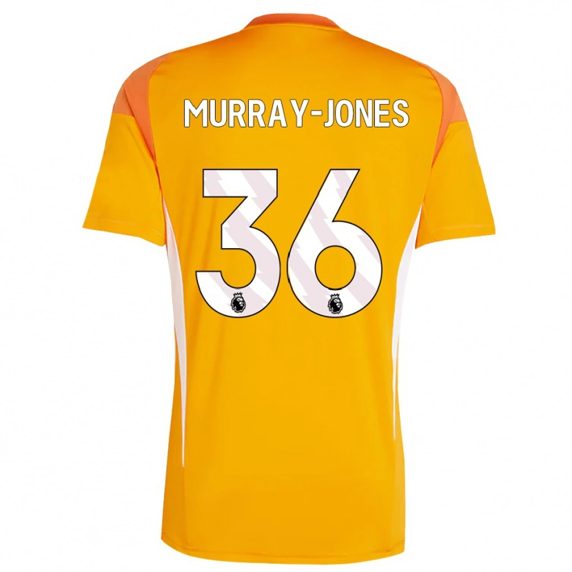 Danxen Niño Camiseta George Murray-Jones #36 Blanco Blanco Portero Equipación 2025/26 La Camisa