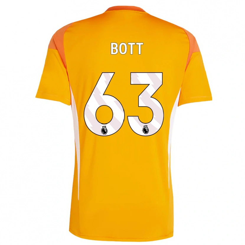 Danxen Niño Camiseta Aaron Bott #63 Blanco Blanco Portero Equipación 2025/26 La Camisa