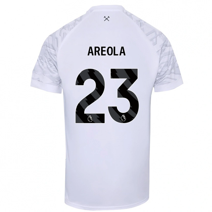 Danxen Niño Camiseta Alphonse Areola #23 Negro Blanco Portero Equipación 2025/26 La Camisa