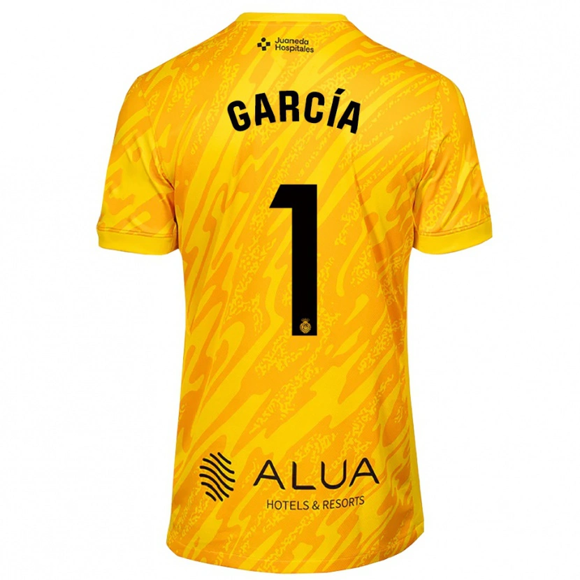 Danxen Niño Camiseta Pere García #1 Naranja Negro Portero Equipación 2025/26 La Camisa