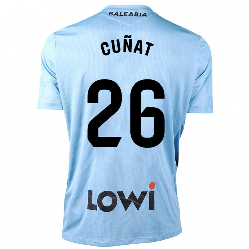 Danxen Niño Camiseta Pablo Campos #26 Azul Claro Negro Portero Equipación 2025/26 La Camisa