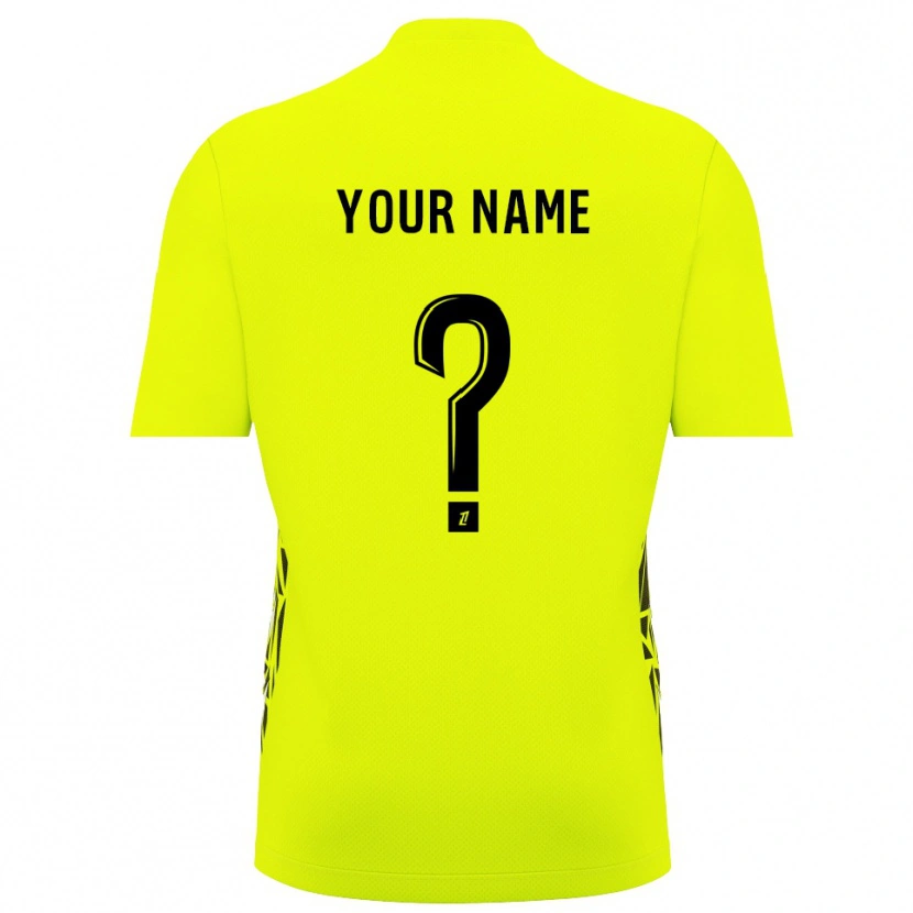 Danxen Niño Camiseta AJ Auxerre Verde Fluorescente Portero Equipación 2025/26 La Camisa