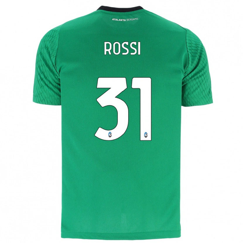Danxen Niño Camiseta Francesco Rossi #31 Verde Esmeralda Portero Equipación 2025/26 La Camisa