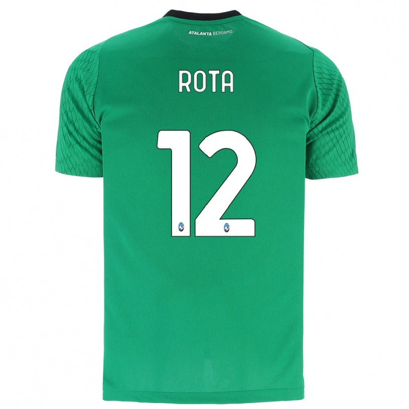 Danxen Niño Camiseta Nicolò Rota #12 Verde Esmeralda Portero Equipación 2025/26 La Camisa