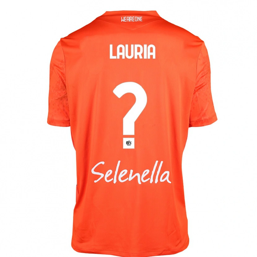 Danxen Niño Camiseta Nicole Lauria #0 Naranja Negro Blanco Portero Equipación 2025/26 La Camisa