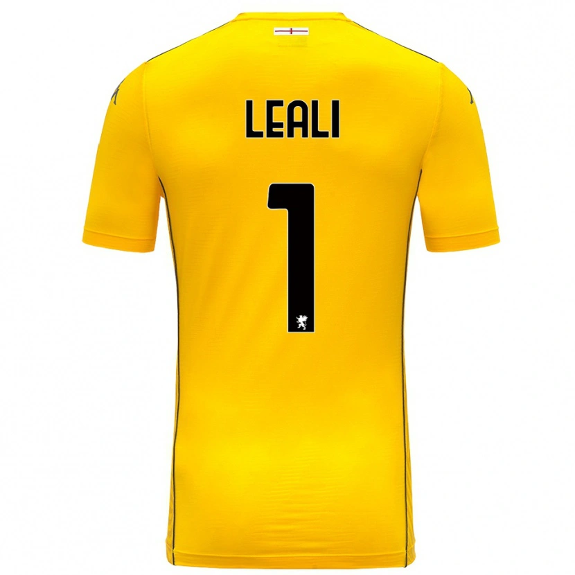 Danxen Niño Camiseta Nicola Leali #1 Amarillo Oscuro Negro Portero Equipación 2025/26 La Camisa