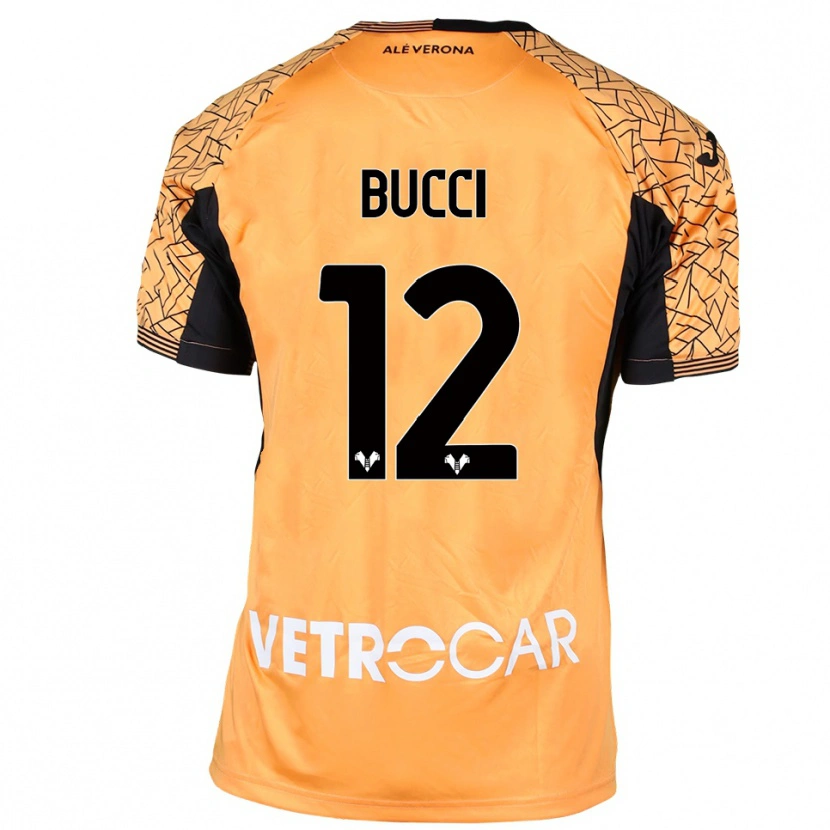 Danxen Niño Camiseta Irene Bucci #12 Naranja Negro Blanco Portero Equipación 2025/26 La Camisa