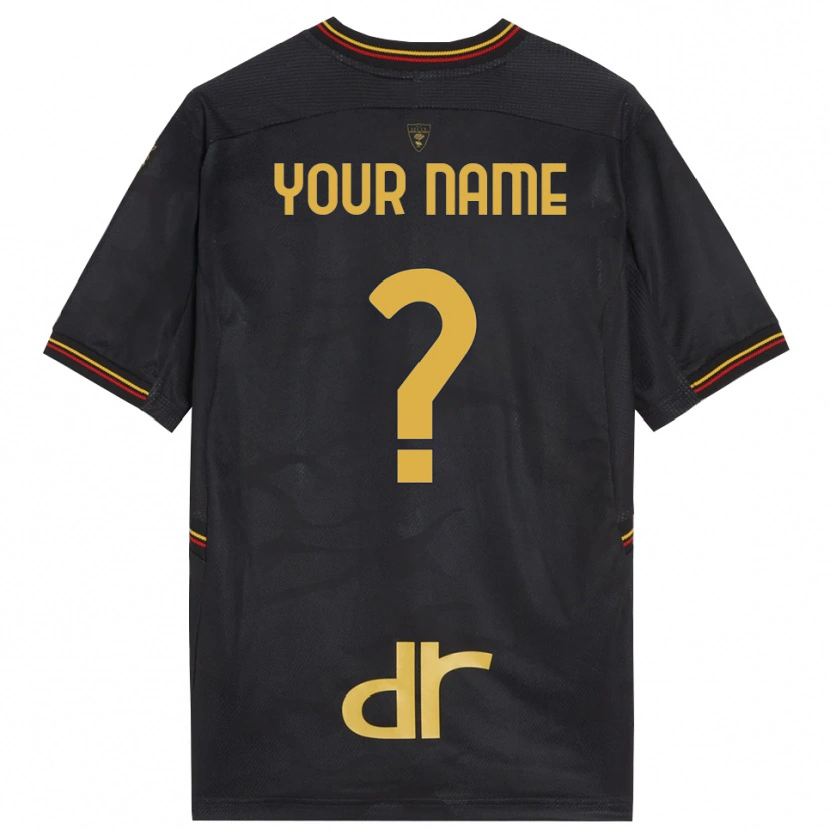 Danxen Niño Camiseta US Lecce Negro Marrón Portero Equipación 2025/26 La Camisa