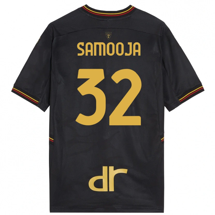 Danxen Niño Camiseta Jasper Samooja #32 Negro Marrón Portero Equipación 2025/26 La Camisa