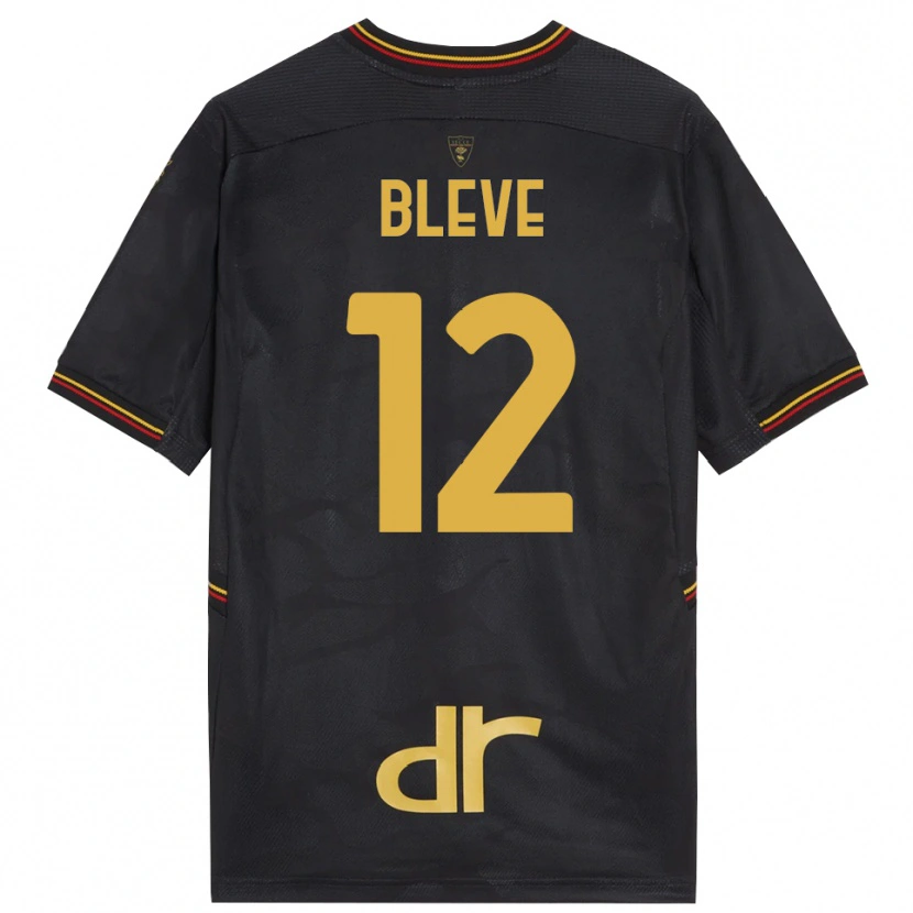 Danxen Niño Camiseta Daniele Bleve #12 Negro Marrón Portero Equipación 2025/26 La Camisa