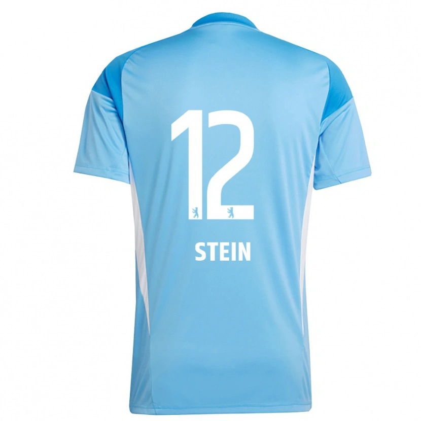 Danxen Niño Camiseta Yannic Stein #12 Azul Negro Portero Equipación 2025/26 La Camisa