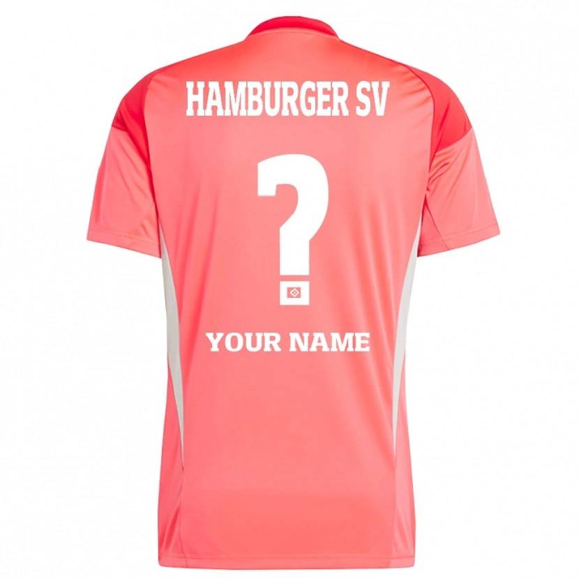 Danxen Niño Camiseta Hamburger SV Naranja Rojo Portero Equipación 2025/26 La Camisa
