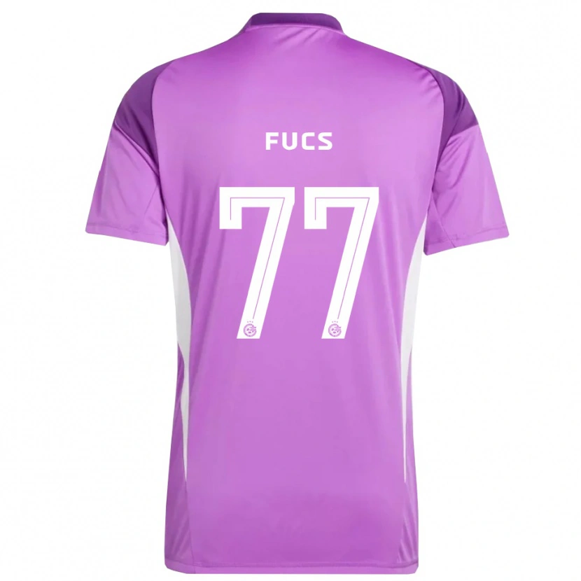 Danxen Niño Camiseta Roee Fucs #77 Lila Morado Portero Equipación 2025/26 La Camisa