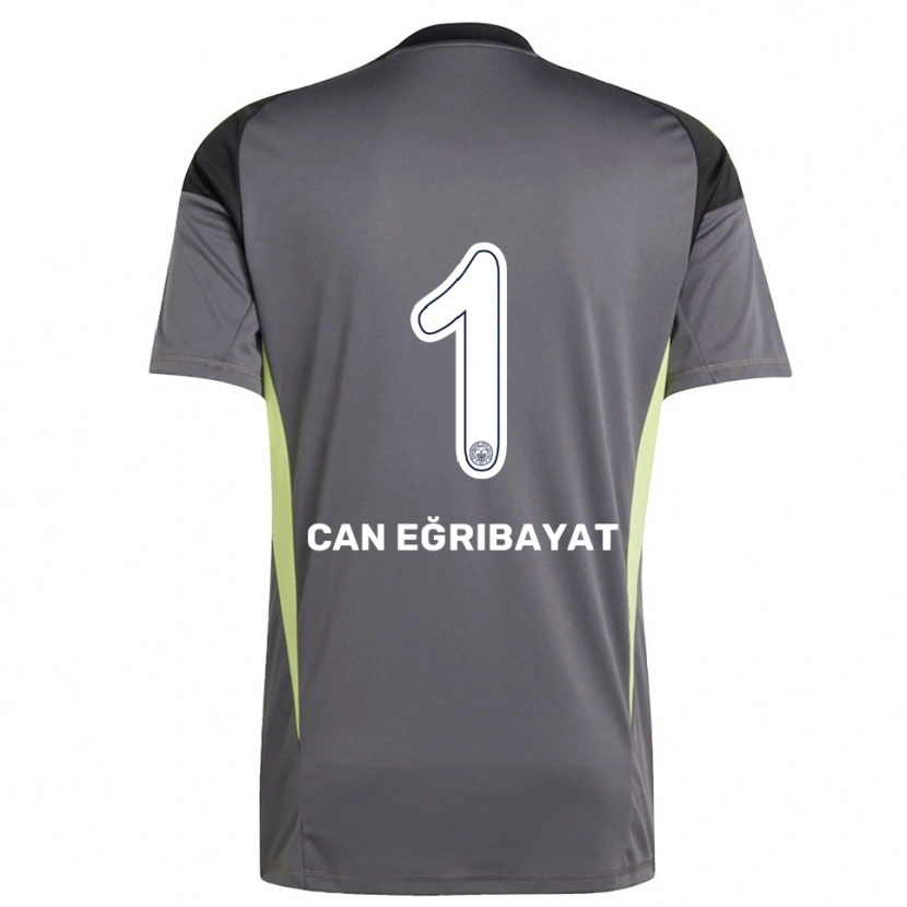 Danxen Niño Camiseta İrfan Can Eğribayat #1 Gris Tenue Negro Portero Equipación 2025/26 La Camisa