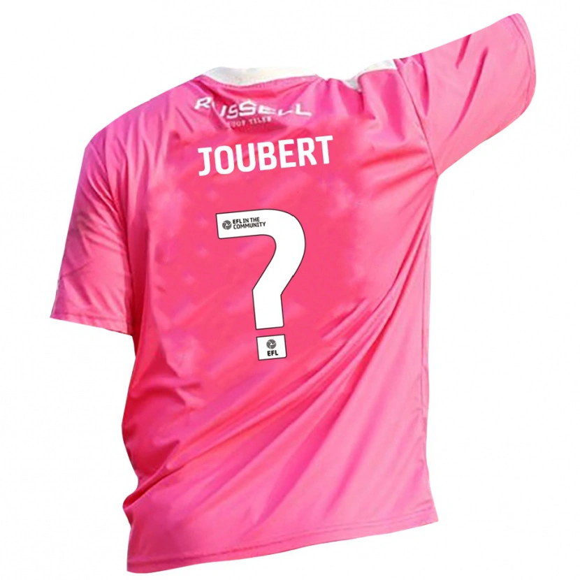 Danxen Hombre Camiseta Lucas Joubert #0 Rosa Rosa Portero Equipación 2025/26 La Camisa