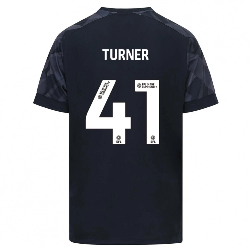 Danxen Hombre Camiseta Matthew Turner #41 Blanco Negro Portero Equipación 2025/26 La Camisa