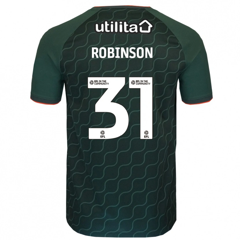 Danxen Hombre Camiseta Leah Robinson #31 Verde Oscuro Portero Equipación 2025/26 La Camisa