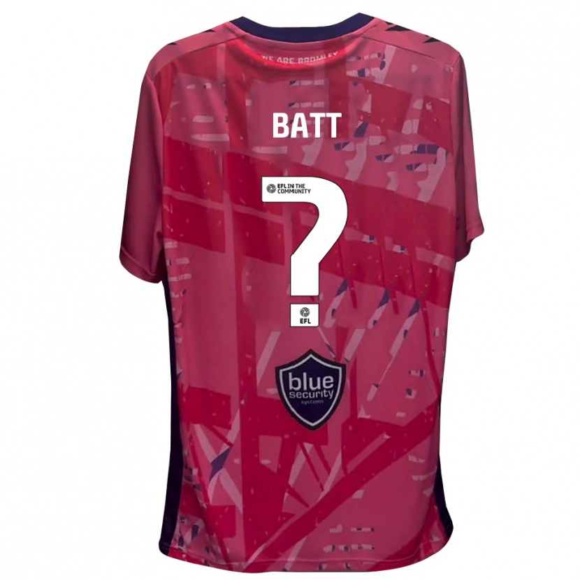 Danxen Hombre Camiseta James Batt #0 Blanco Rosa Portero Equipación 2025/26 La Camisa