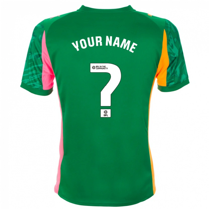 Danxen Hombre Camiseta Chesterfield FC Verde Rosa Naranja Portero Equipación 2025/26 La Camisa