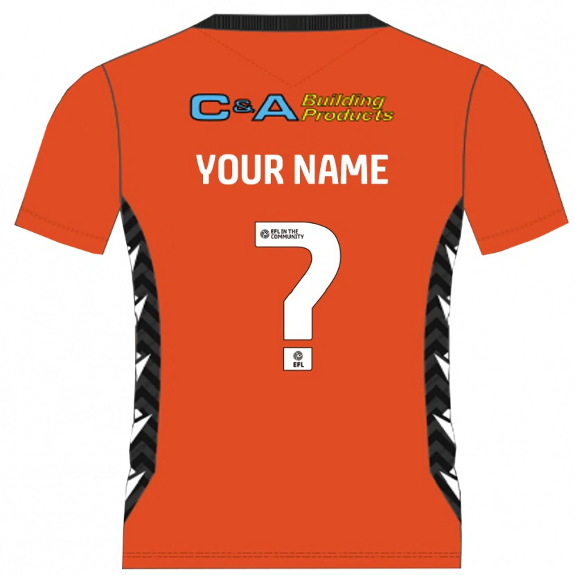 Danxen Hombre Camiseta Gillingham FC Negro Naranja Portero Equipación 2025/26 La Camisa