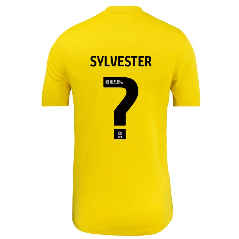 Danxen Hombre Camiseta Georgia Sylvester #0 Negro Amarillo Portero Equipación 2025/26 La Camisa