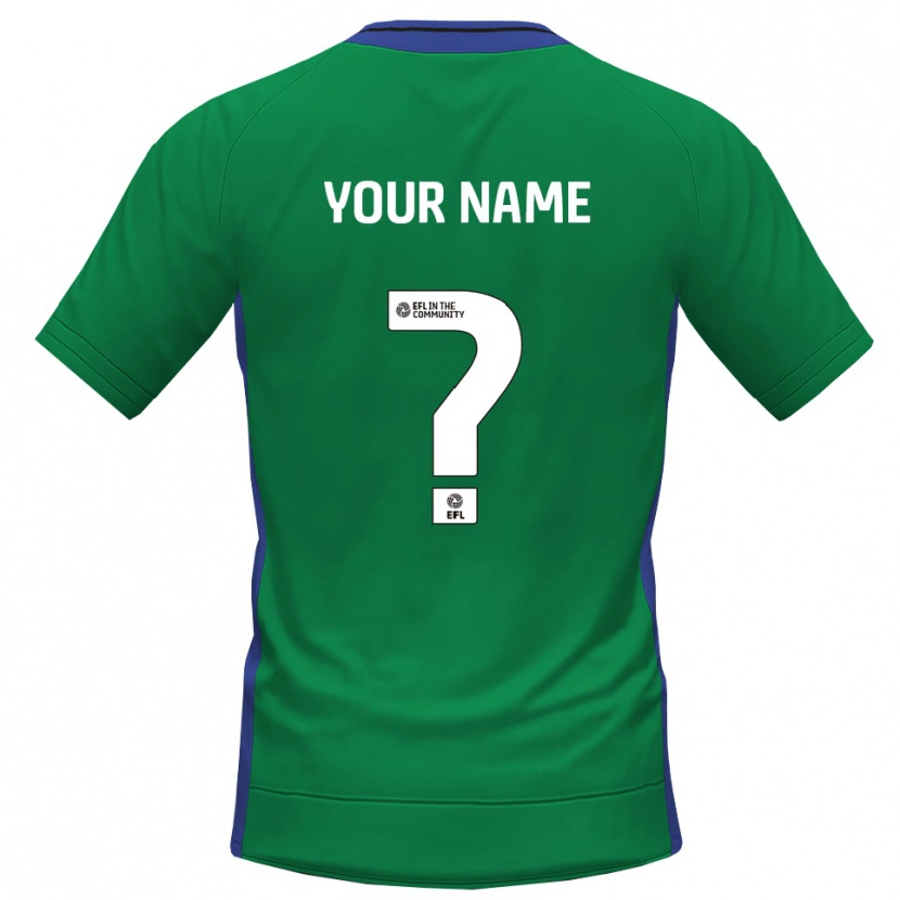 Danxen Hombre Camiseta Tranmere Rovers Azul Verde Portero Equipación 2025/26 La Camisa