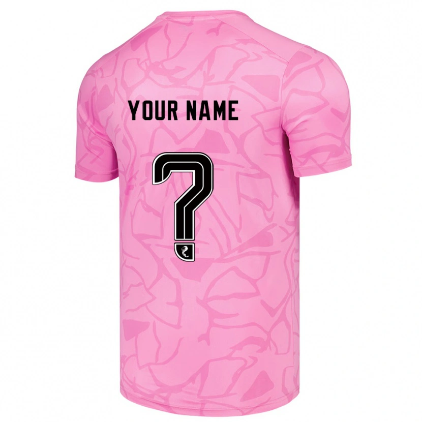 Danxen Hombre Camiseta Hibernian FC Negro Rosa Portero Equipación 2025/26 La Camisa