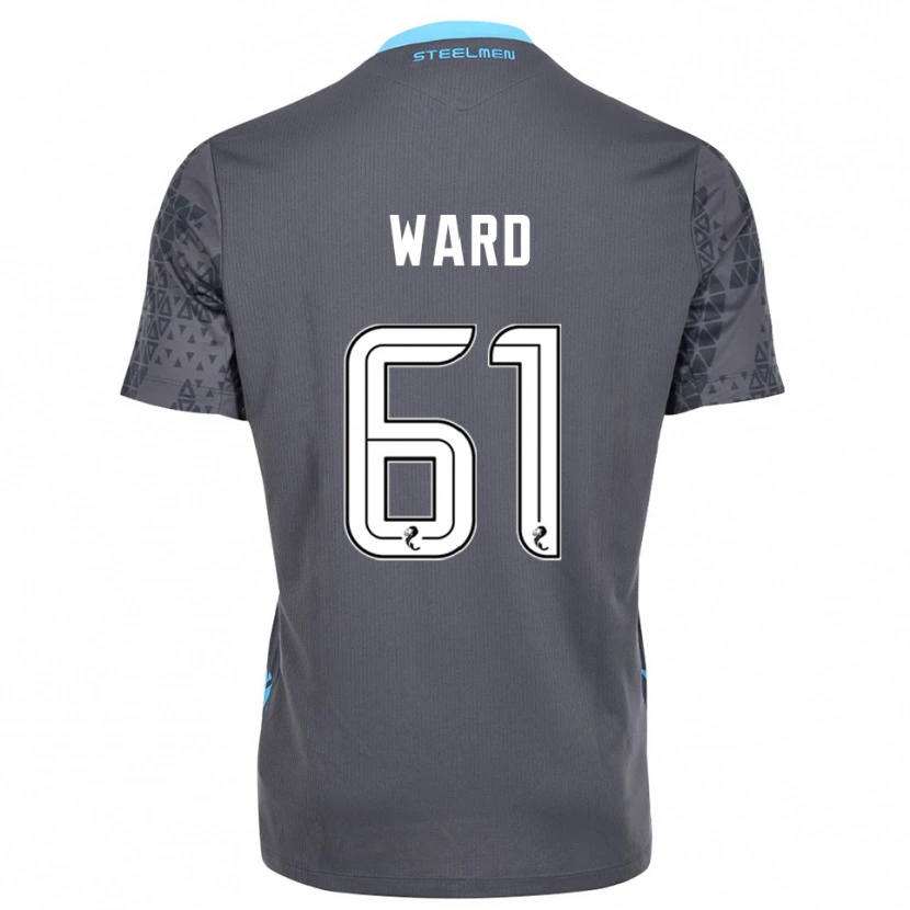 Danxen Hombre Camiseta Calum Ward #61 Blanco Gris Portero Equipación 2025/26 La Camisa