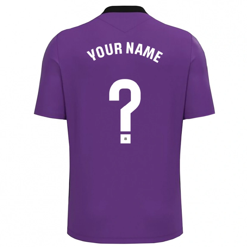 Danxen Hombre Camiseta FC Cartagena Blanco Púrpura Portero Equipación 2025/26 La Camisa