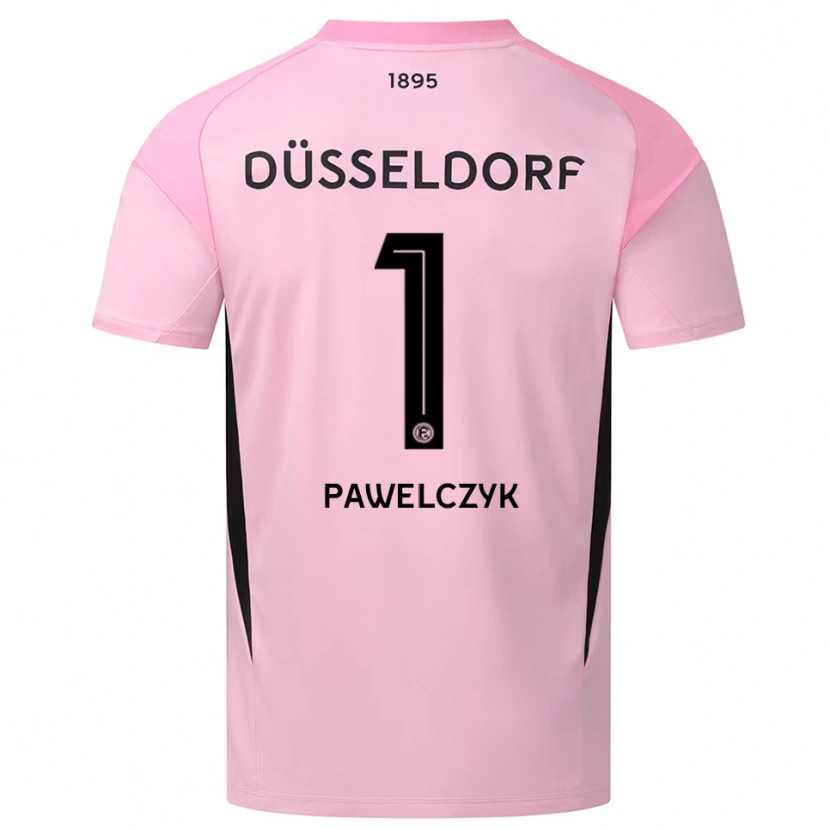 Danxen Hombre Camiseta Tobias Pawelczyk #1 Negro Rosa Portero Equipación 2025/26 La Camisa