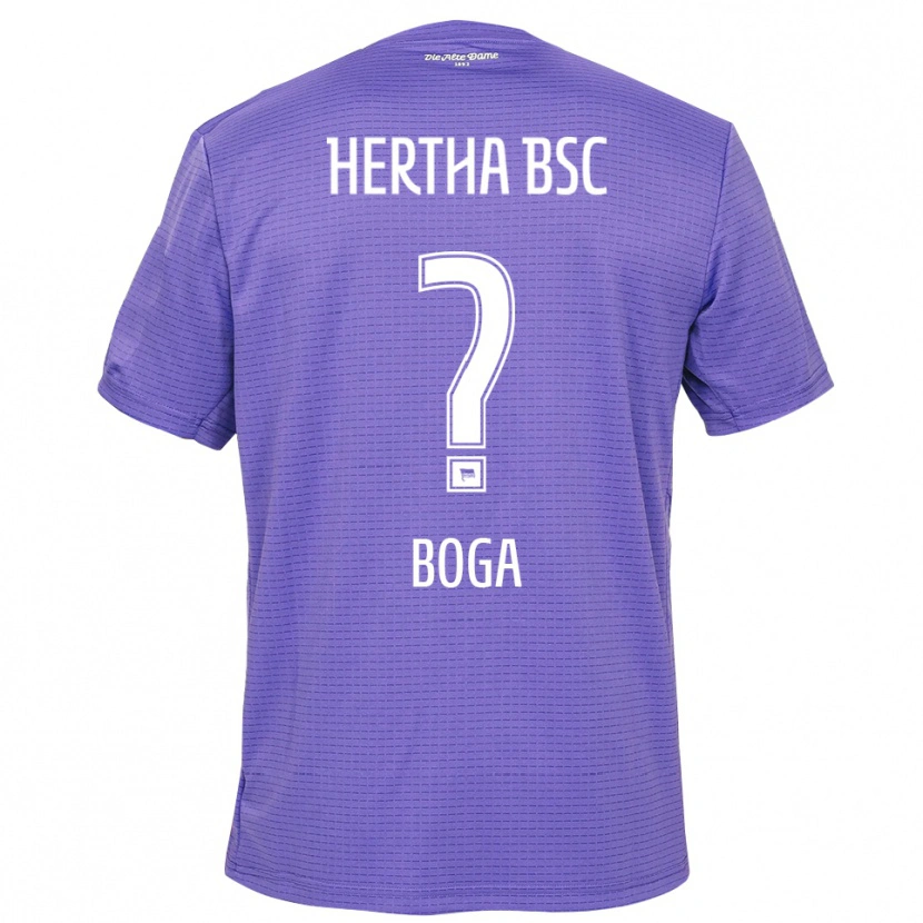 Danxen Hombre Camiseta Serkan Boga #0 Blanco Púrpura Portero Equipación 2025/26 La Camisa