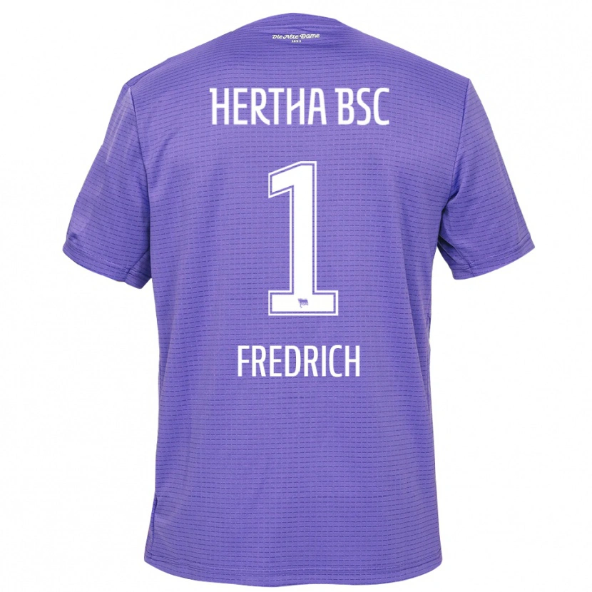 Danxen Hombre Camiseta Tjark Ernst #1 Blanco Púrpura Portero Equipación 2025/26 La Camisa