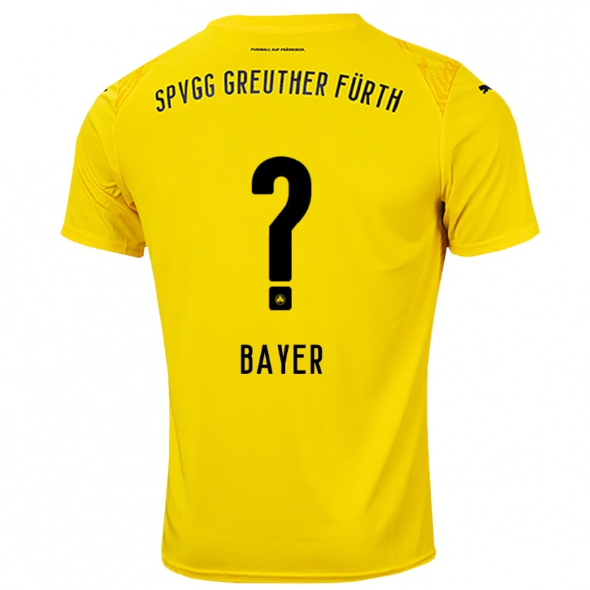 Danxen Hombre Camiseta Lisa Bayer #0 Negro Amarillo Portero Equipación 2025/26 La Camisa