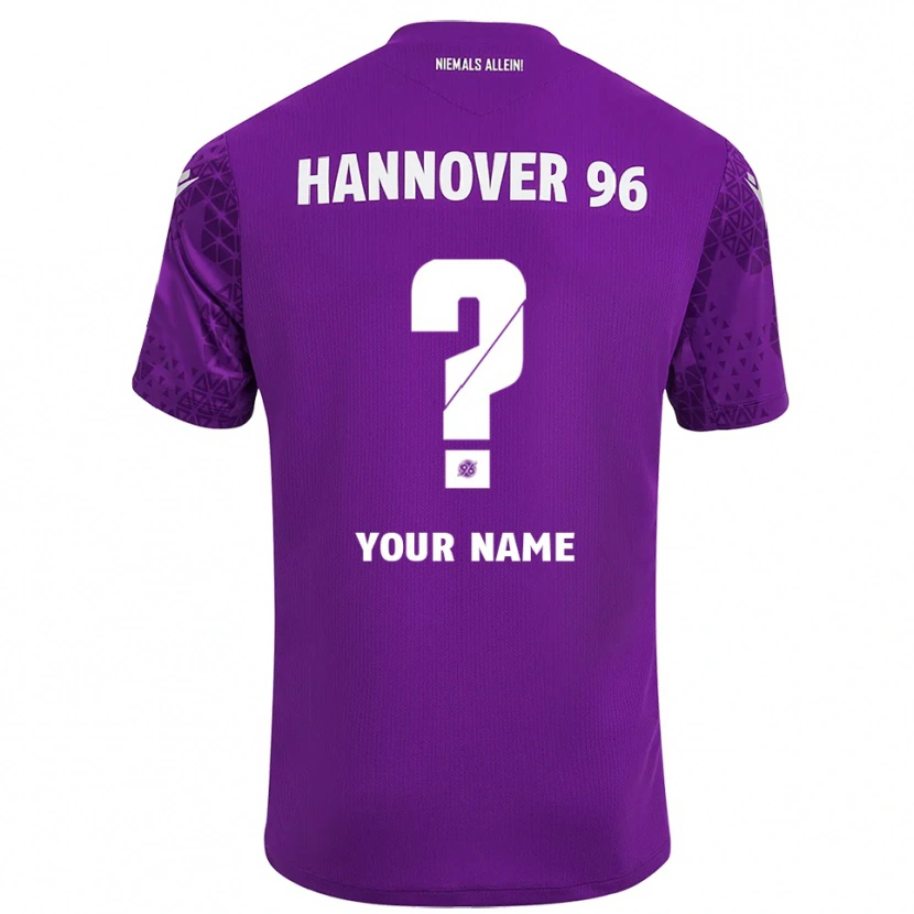 Danxen Hombre Camiseta Hannover 96 Blanco Púrpura Portero Equipación 2025/26 La Camisa