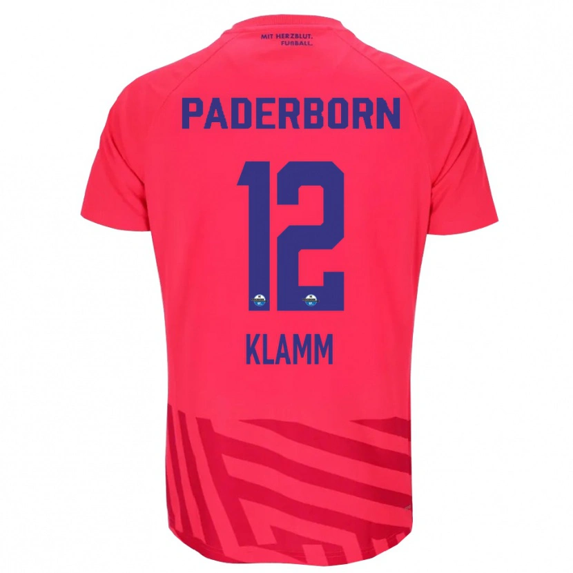 Danxen Hombre Camiseta Felix Klamm #12 Negro Rojo Portero Equipación 2025/26 La Camisa