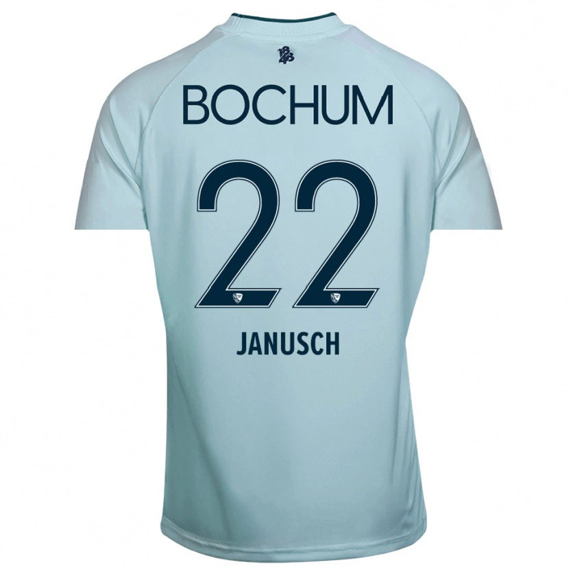Danxen Hombre Camiseta Thees Janusch #22 Cian-Azul Portero Equipación 2025/26 La Camisa