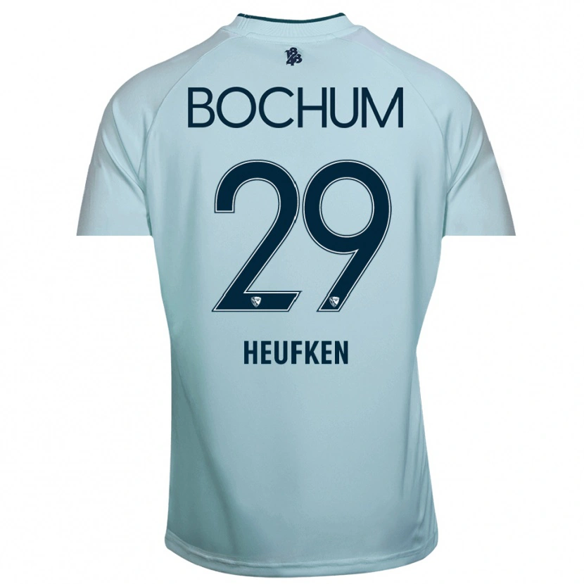 Danxen Hombre Camiseta Jeremias Heufken #29 Cian-Azul Portero Equipación 2025/26 La Camisa