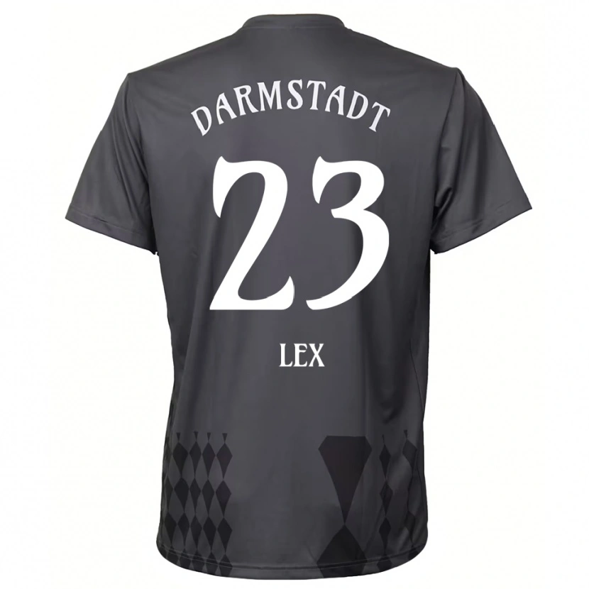 Danxen Hombre Camiseta Claudius Lex #23 Gris Oscuro Portero Equipación 2025/26 La Camisa