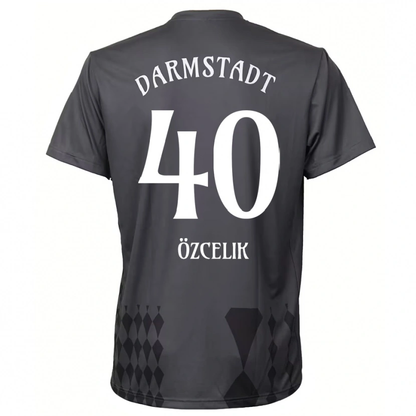 Danxen Hombre Camiseta Mehmet Özçelik #40 Gris Oscuro Portero Equipación 2025/26 La Camisa