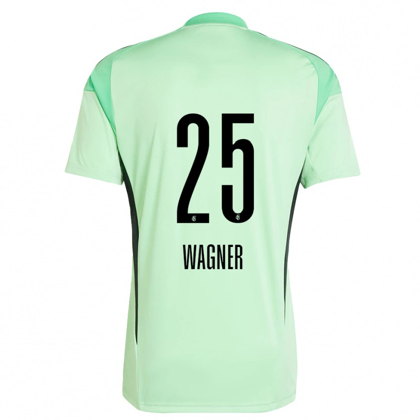 Danxen Hombre Camiseta Allison Wagner #25 Negro Verde Claro Portero Equipación 2025/26 La Camisa