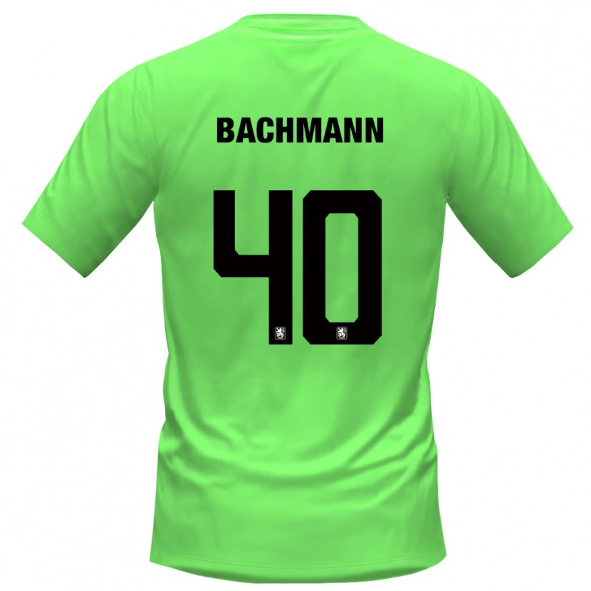 Danxen Hombre Camiseta Paul Bachmann #40 Verde Primavera Portero Equipación 2025/26 La Camisa