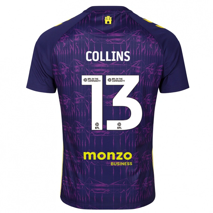 Danxen Hombre Camiseta Ben Wilson #13 Morado Amarillo Portero Equipación 2025/26 La Camisa